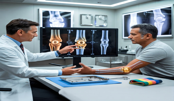 broken elbow recovery time image