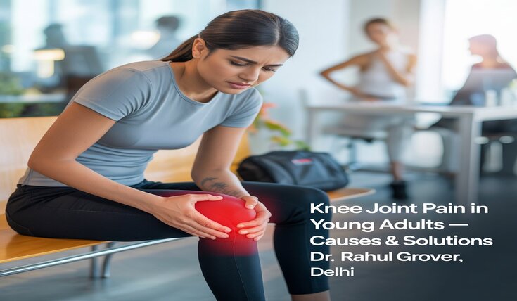 knee joint pain in young age Image