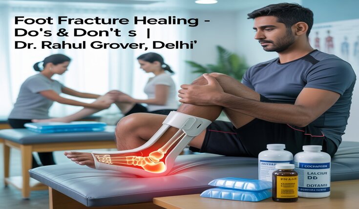 Bone foot fracture do's & don'ts image