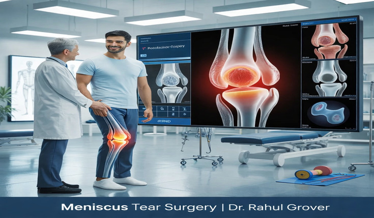 Meniscus tear surgery Image