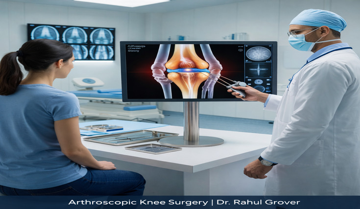 arthroscopic knee surgery image